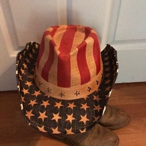 American Flag cowboy cowgirl hat!